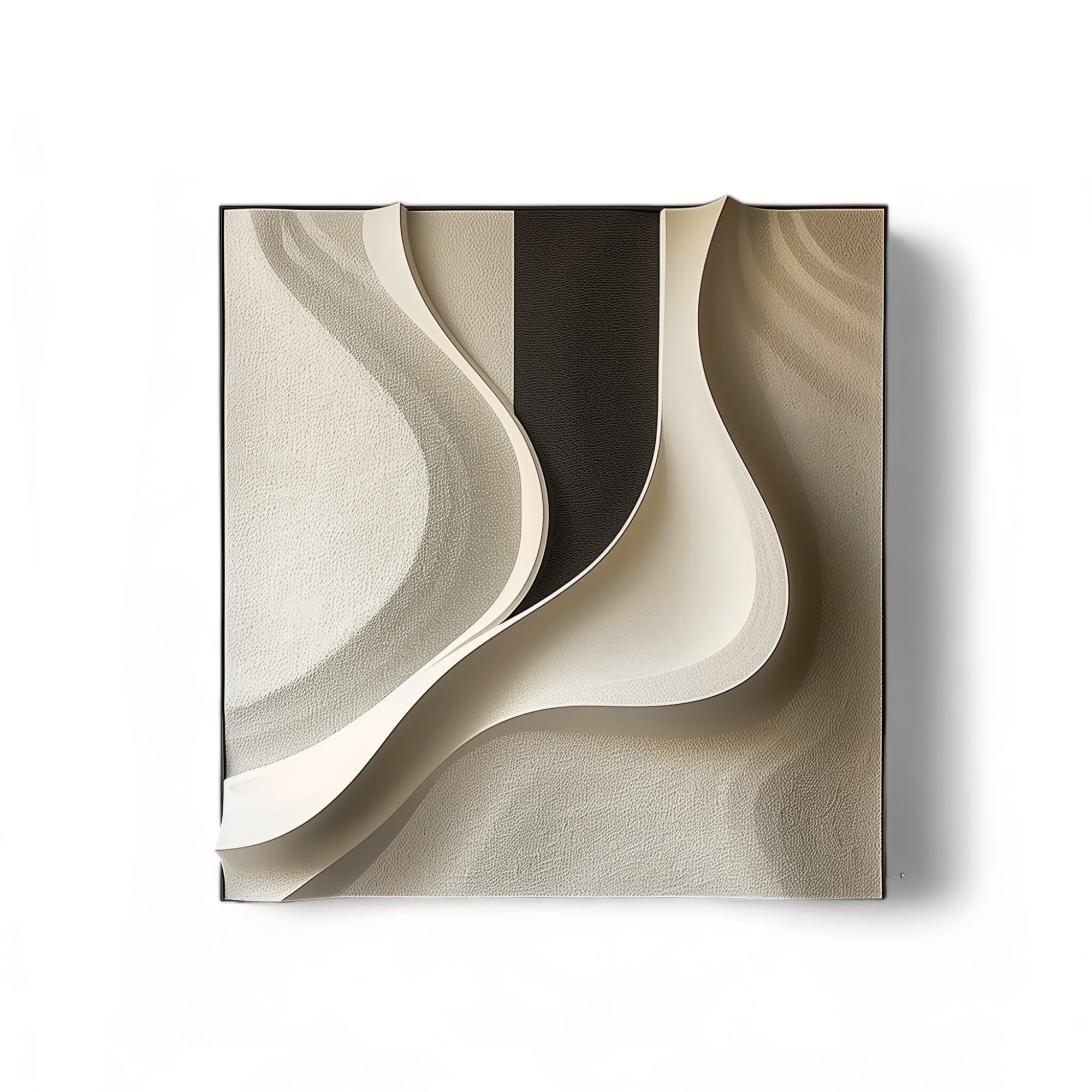 Riverbed: 3D Wood Wall Sculpture | Multi Size Indoor Decorations