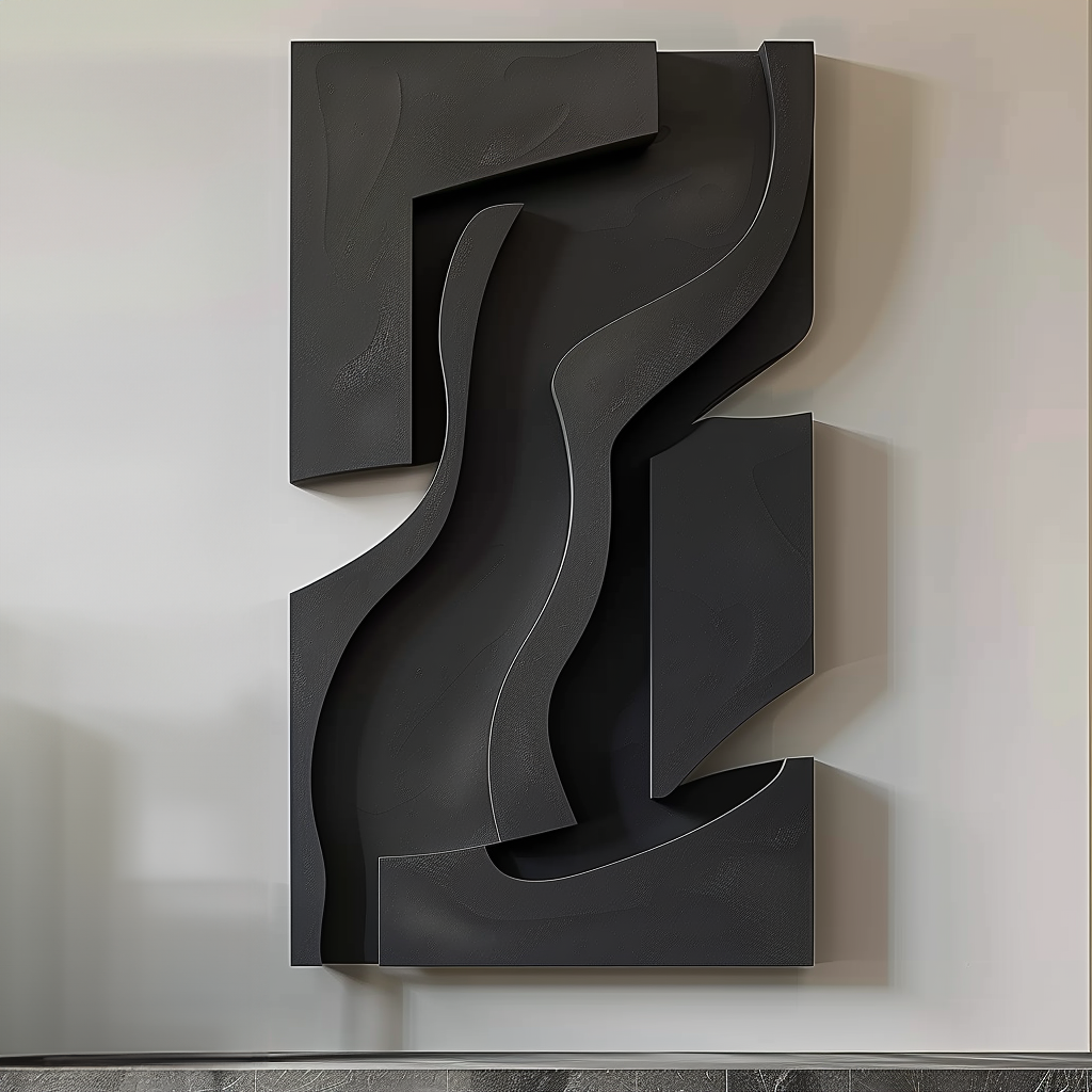 Basalt: Modern Wood Sculpture | Multi Size Indoor Decorations