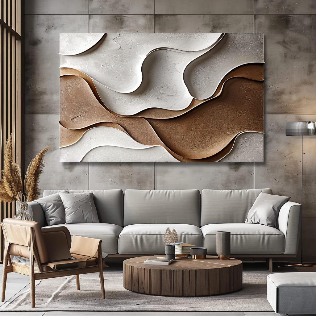 Canyon: Wooden Wall Sculpture | Multi Size Indoor Decorations