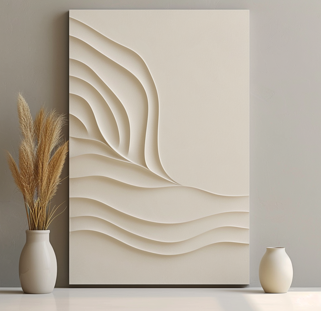 Ripple: 3D Wall Sculpt | Multi Size Indoor Decorations