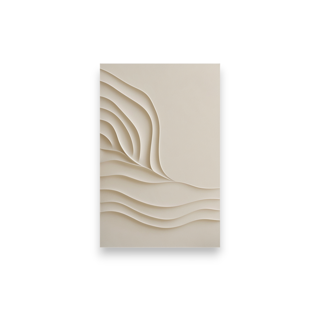 Ripple: 3D Wall Sculpt | Multi Size Indoor Decorations