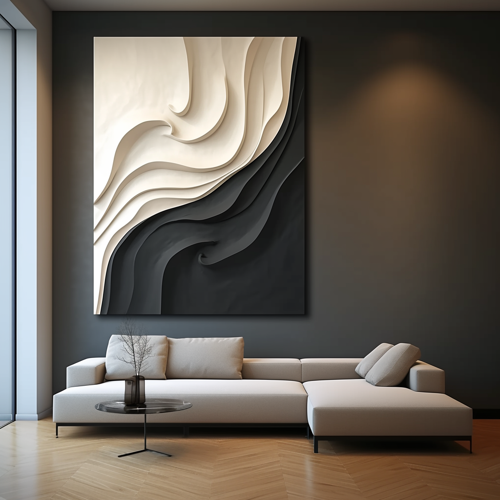 Reynisfjara: Abstract Wall Art | Multi Size Indoor Decorations