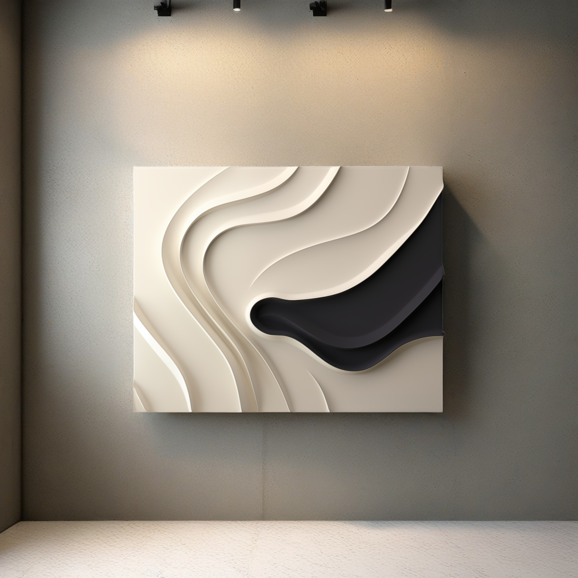 Torrent: 3D Wall Sculpture | Multi Size Indoor Decorations